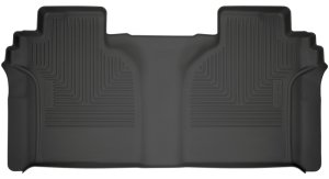 Chevrolet Silverado 1500 Crew Cab Floor Mats - Rear - Husky Liners - WeatherBeater - Black - 2019